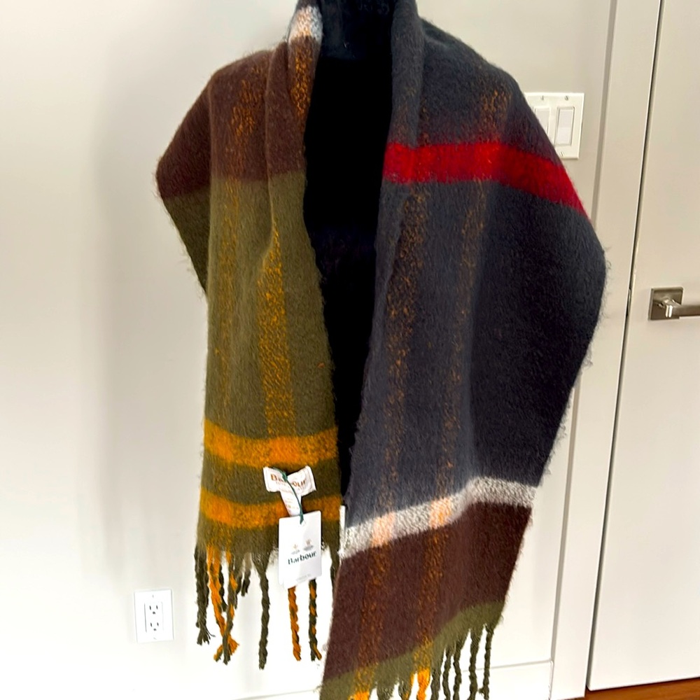 Barbour boucle scarf